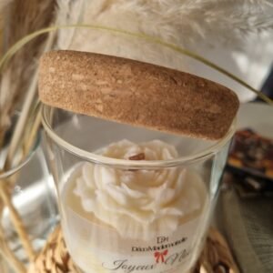 Bougie Reine Charlotte Personnalisable | Parfum Fleur de Tiaré