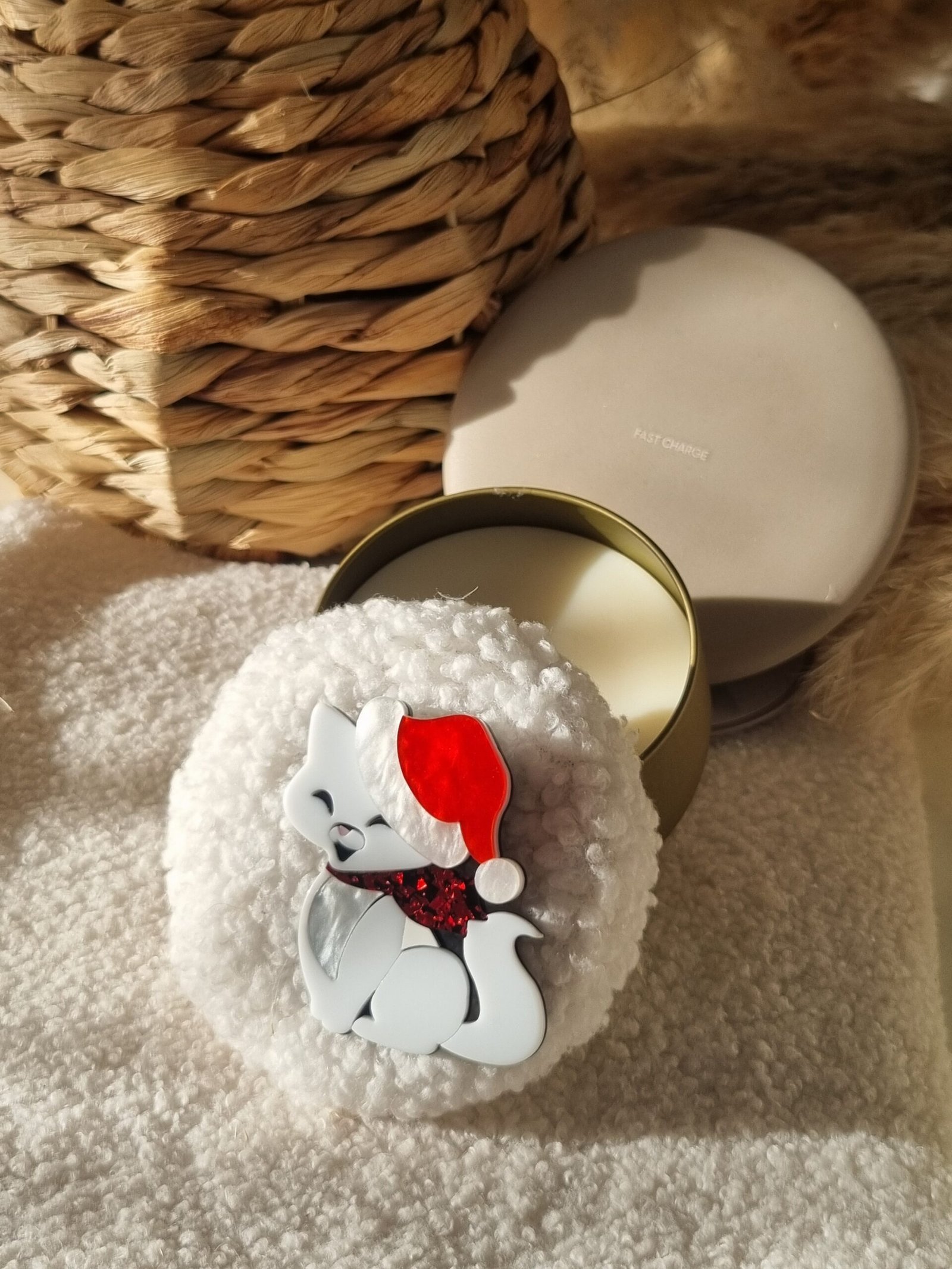 Bougie Caprices d'Eliza - Edition Broche Chat