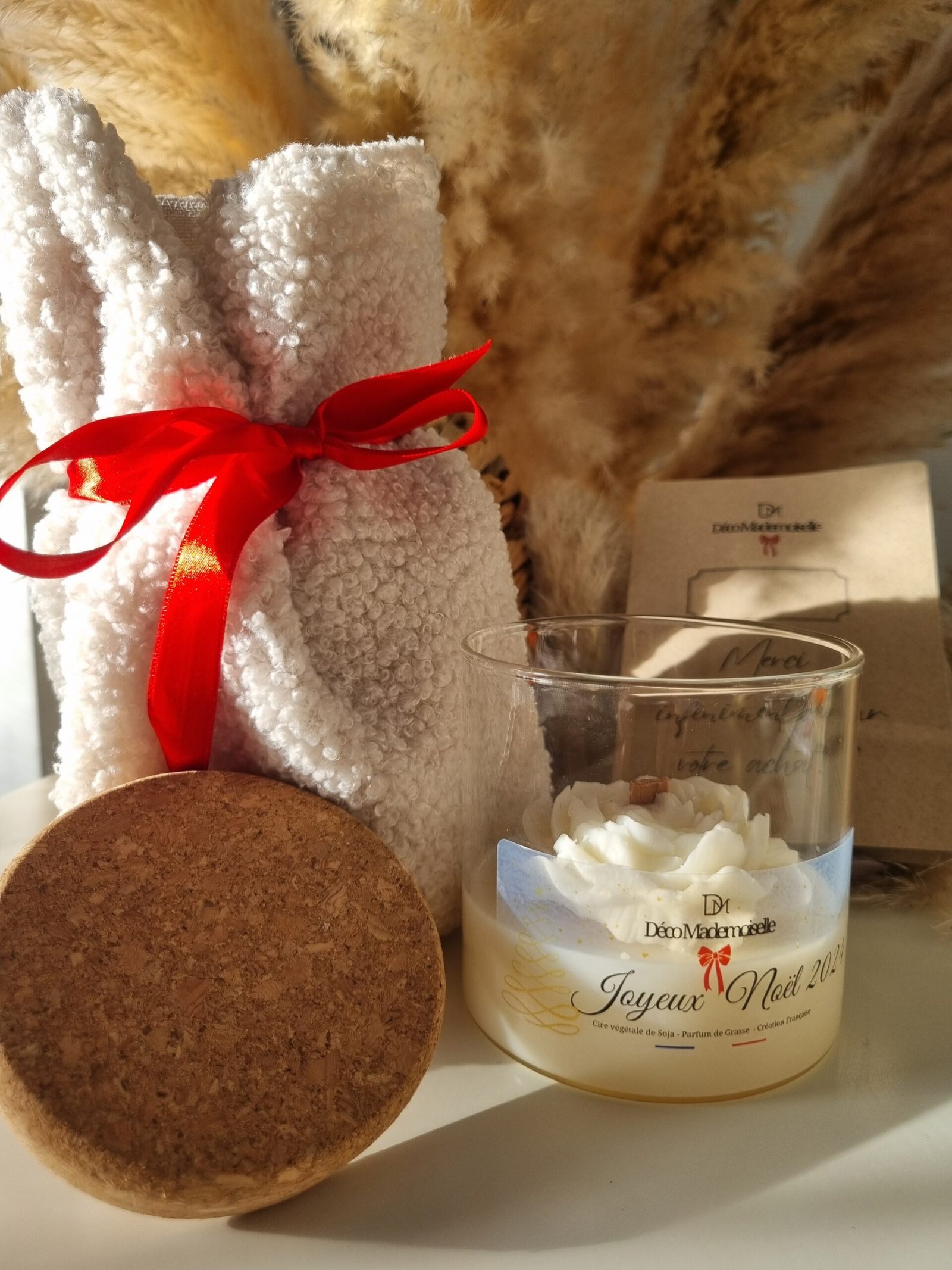 Bougie Reine Charlotte Personnalisable | Parfum Fleur de Coton – Image 2