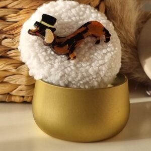 Bougie Caprices d'Eliza - Edition Broche Chien